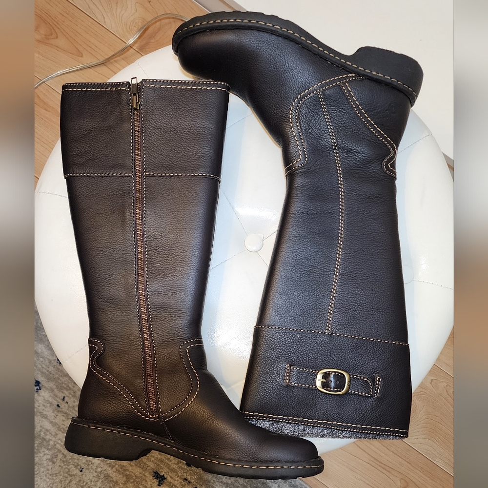 Dark Brown Born Boots (brand new, never worn)